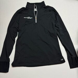 New Balance Run Faster Toronto Mac Bauer 1/4 Zip Pullover Athletic Top Size: M